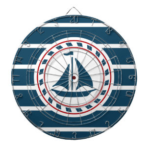 Nautical design dartboard