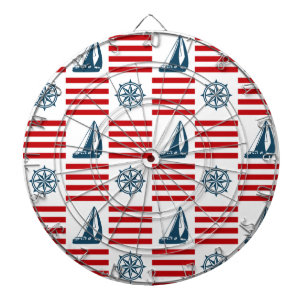 Nautical design dartboard