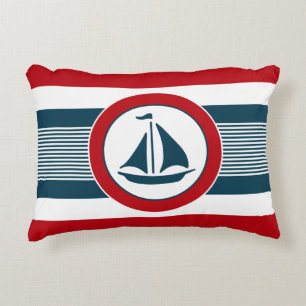 Nautical design decorative cushion