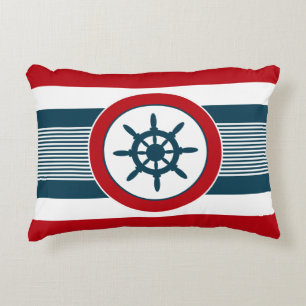 Nautical design decorative cushion