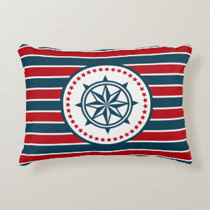 Nautical design decorative cushion