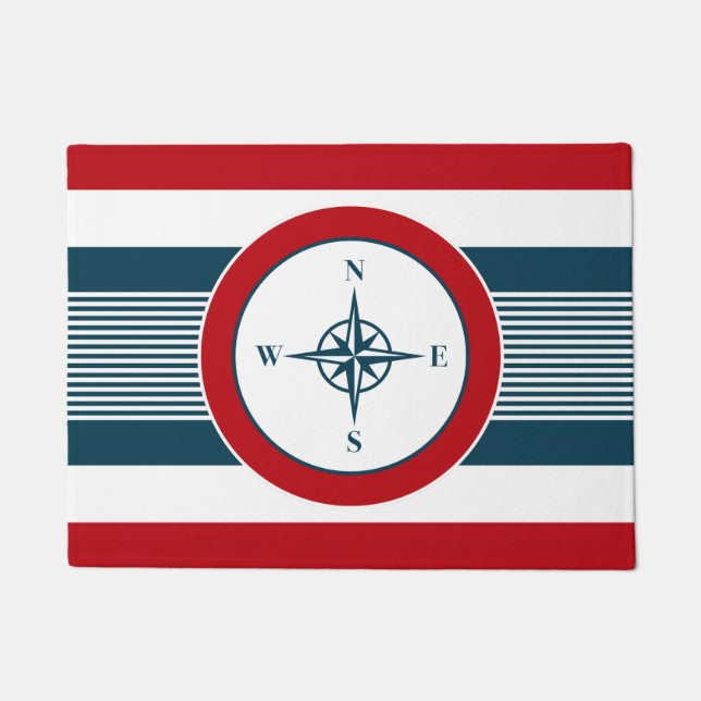 Nautical design doormat (Front)