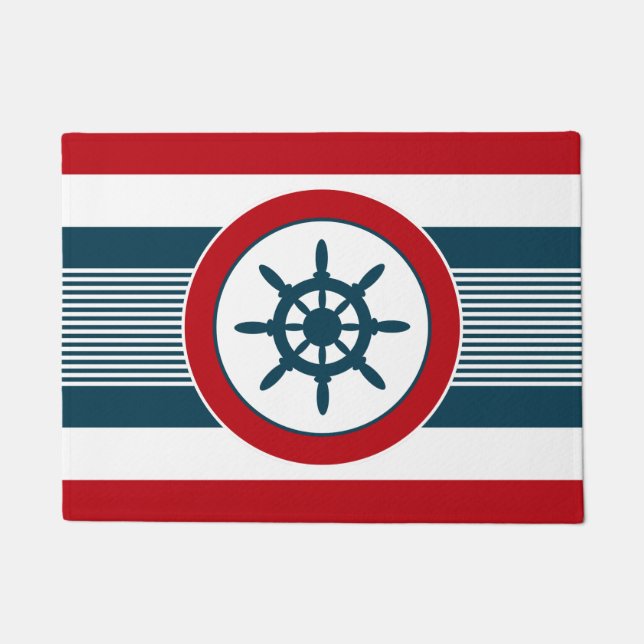 Nautical design doormat (Front)