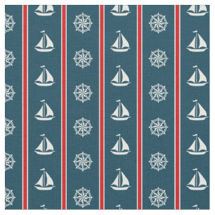 Nautical design fabric