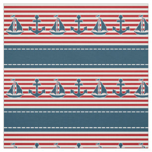 Nautical design fabric