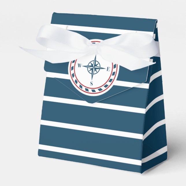 Nautical design favour box (Front Side)