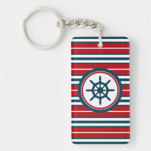 Nautical design key ring