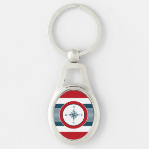 Nautical design key ring