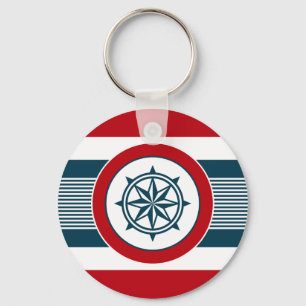 Nautical design key ring