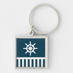 Nautical design key ring