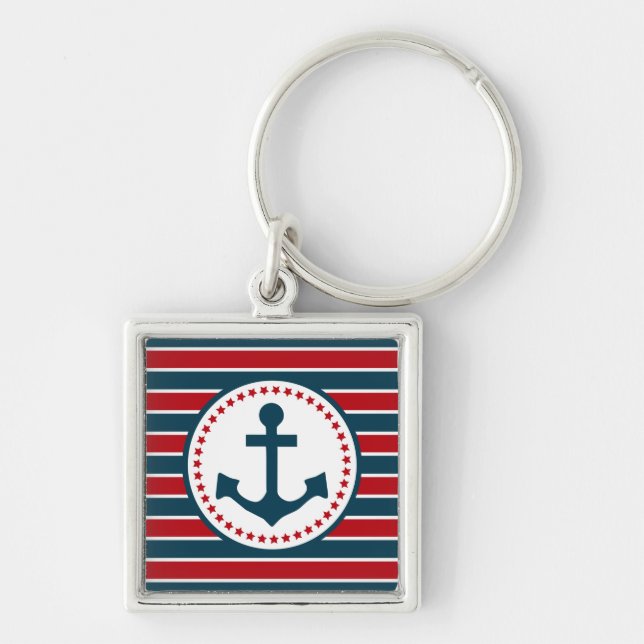 Nautical design key ring (Front)