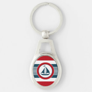 Nautical design key ring