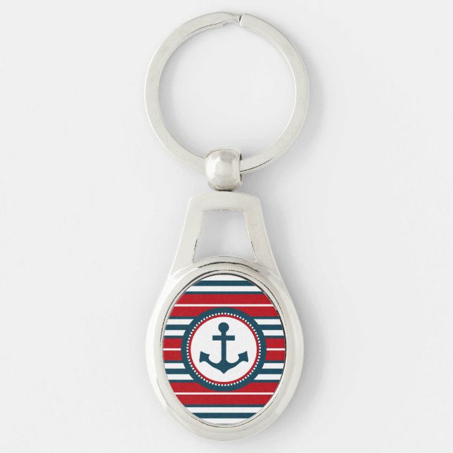 Nautical design key ring (Front)
