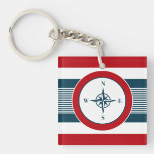 Nautical design key ring