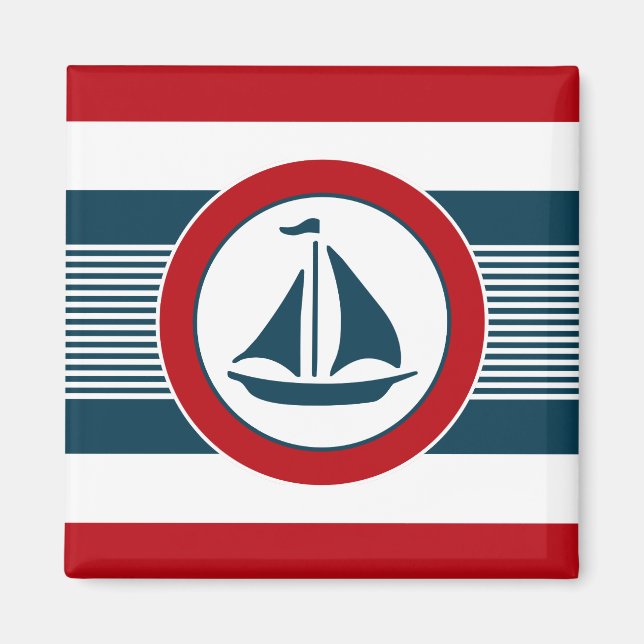 Nautical design magnet (Front)