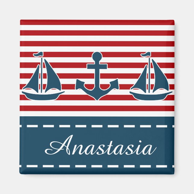 Nautical design magnet (Front)