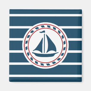 Nautical design magnet
