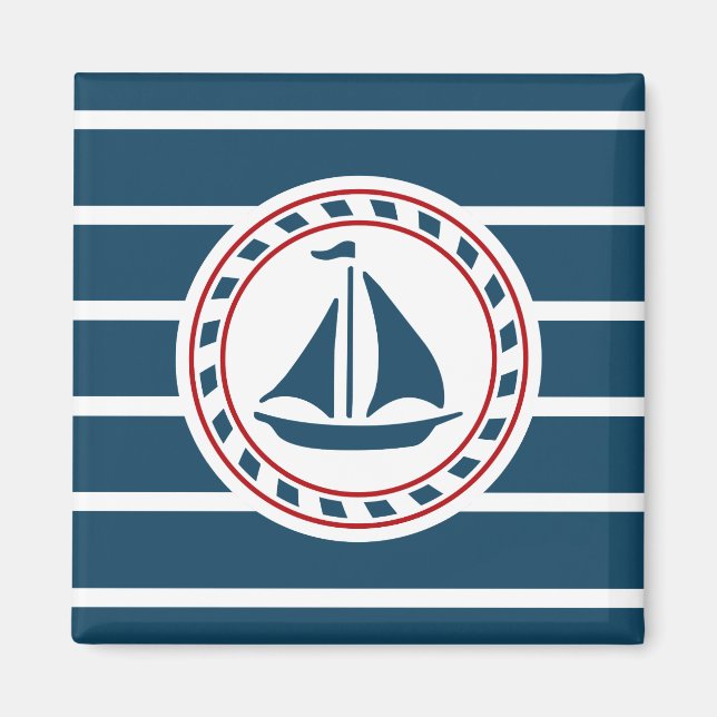 Nautical design magnet (Front)