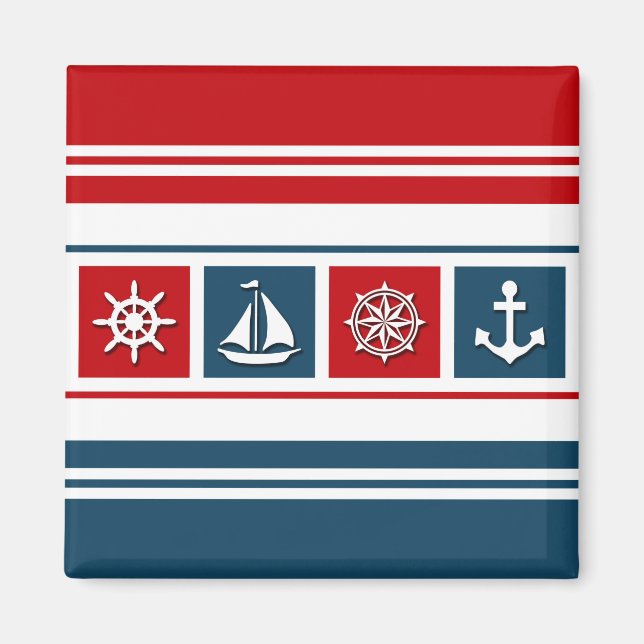 Nautical design magnet (Front)