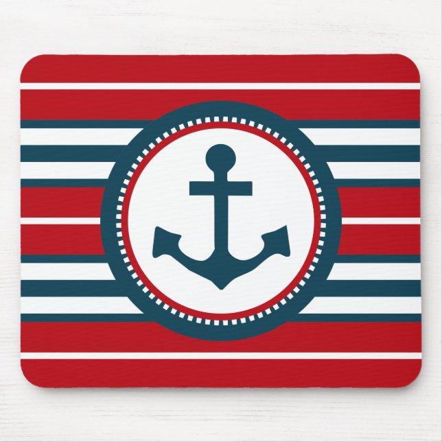 Nautical design mouse mat (Front)