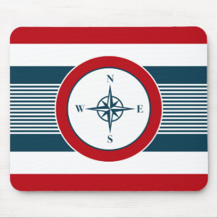 Nautical design mouse mat