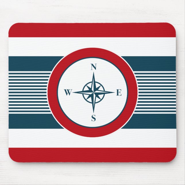 Nautical design mouse mat (Front)