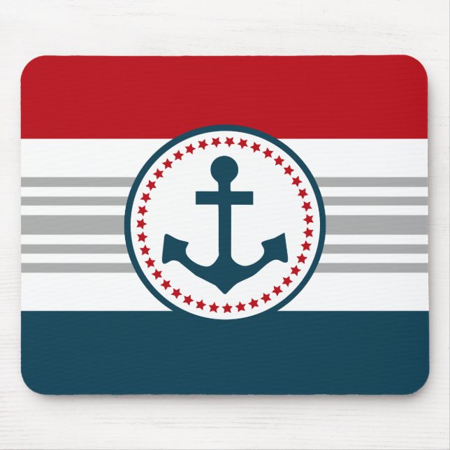 Nautical design mouse mat (Front)