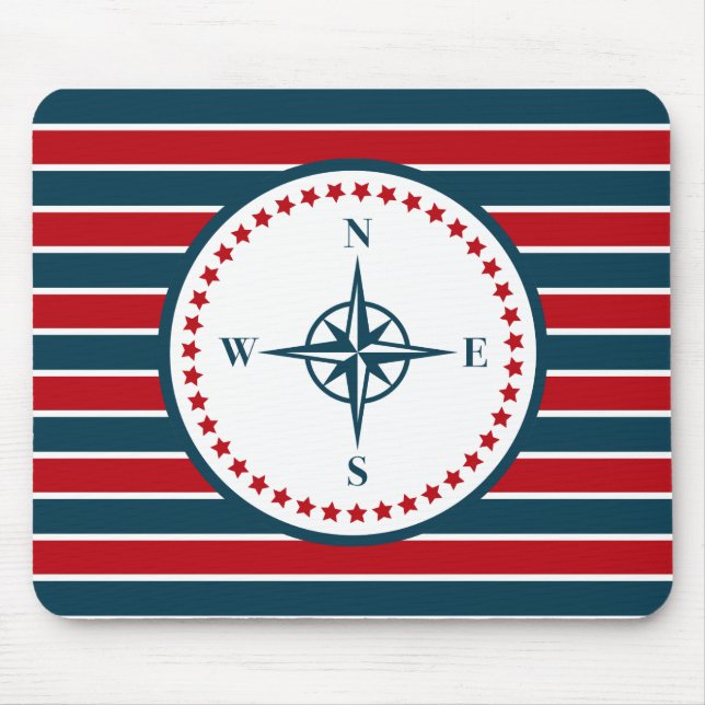 Nautical design mouse mat (Front)
