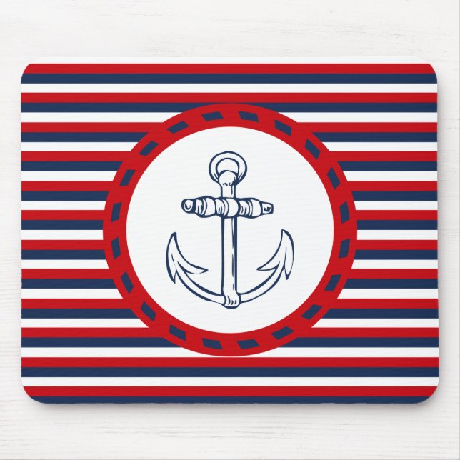 Nautical design mouse mat (Front)