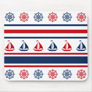 Nautical design mouse mat