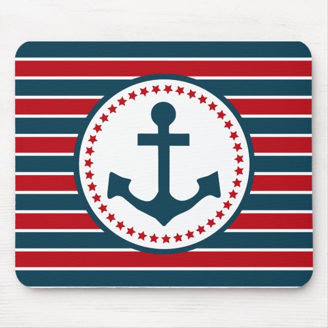 Nautical design mouse mat (Front)