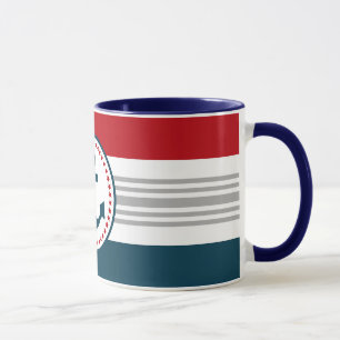 Nautical design mug