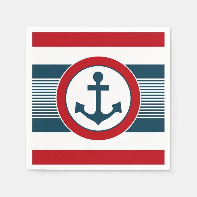 Nautical design napkin (Front)