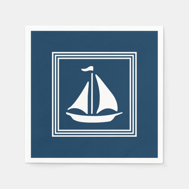 Nautical design napkin (Front)