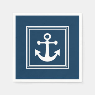 Nautical design napkin