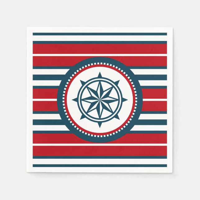 Nautical design napkin (Front)