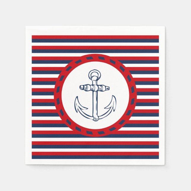 Nautical design napkin (Front)