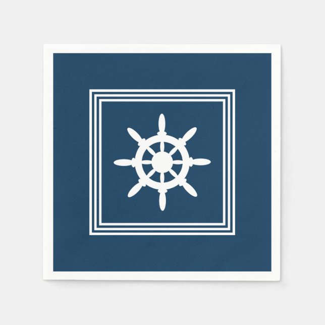 Nautical design napkin (Front)
