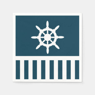Nautical design napkin