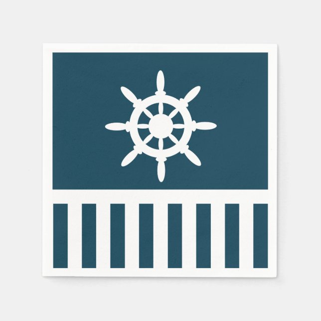 Nautical design napkin (Front)