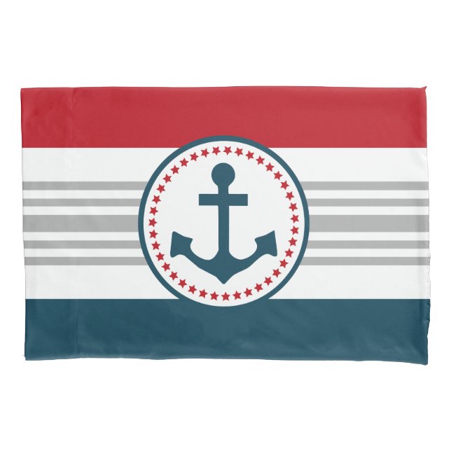 Nautical design pillowcase (Front)