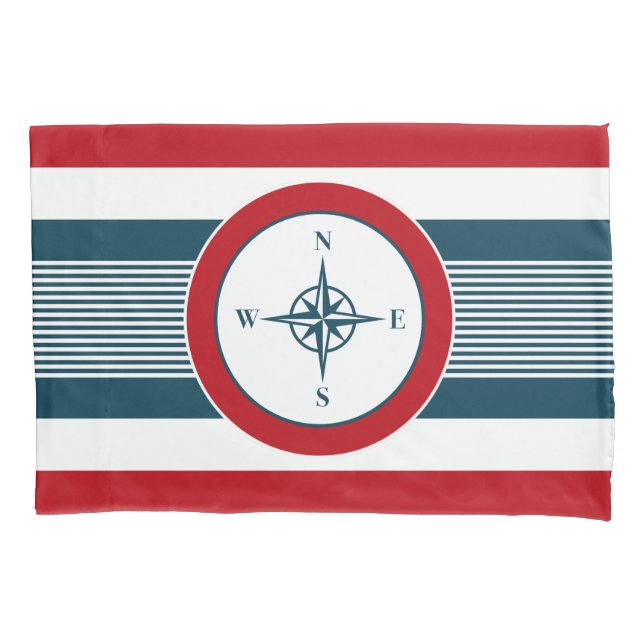 Nautical design pillowcase (Front)