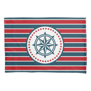 Nautical design pillowcase