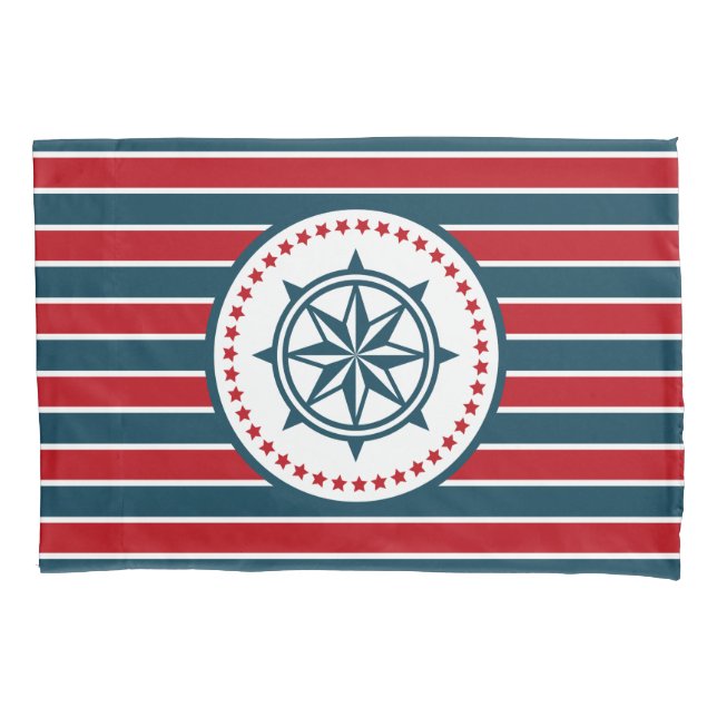 Nautical design pillowcase (Front)