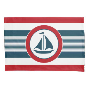 Nautical design pillowcase
