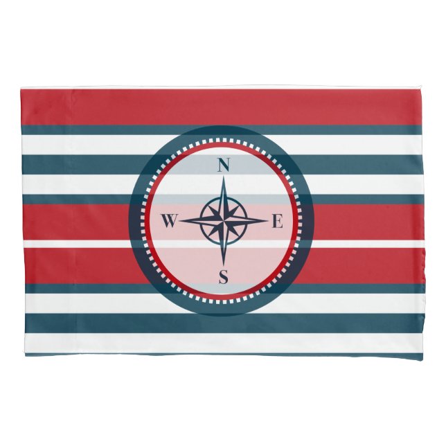 Nautical design pillowcase (Front)