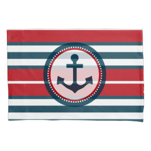Nautical design pillowcase