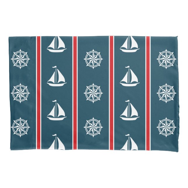 Nautical design pillowcase (Front)