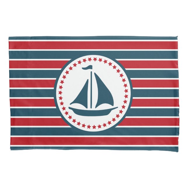 Nautical design pillowcase (Front)