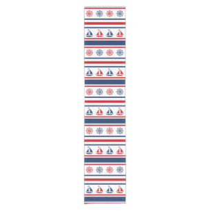 Nautical design short table runner